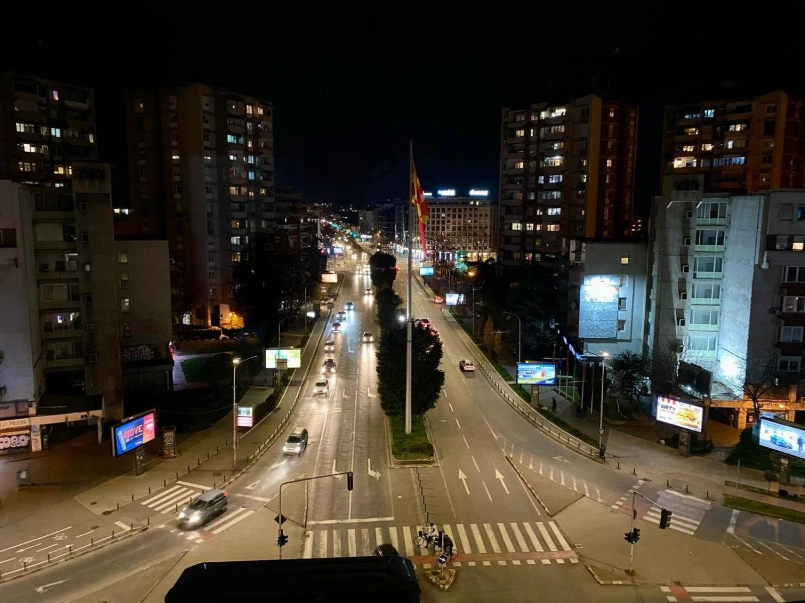 Central Lux Apartment Szkopje Kültér fotó
